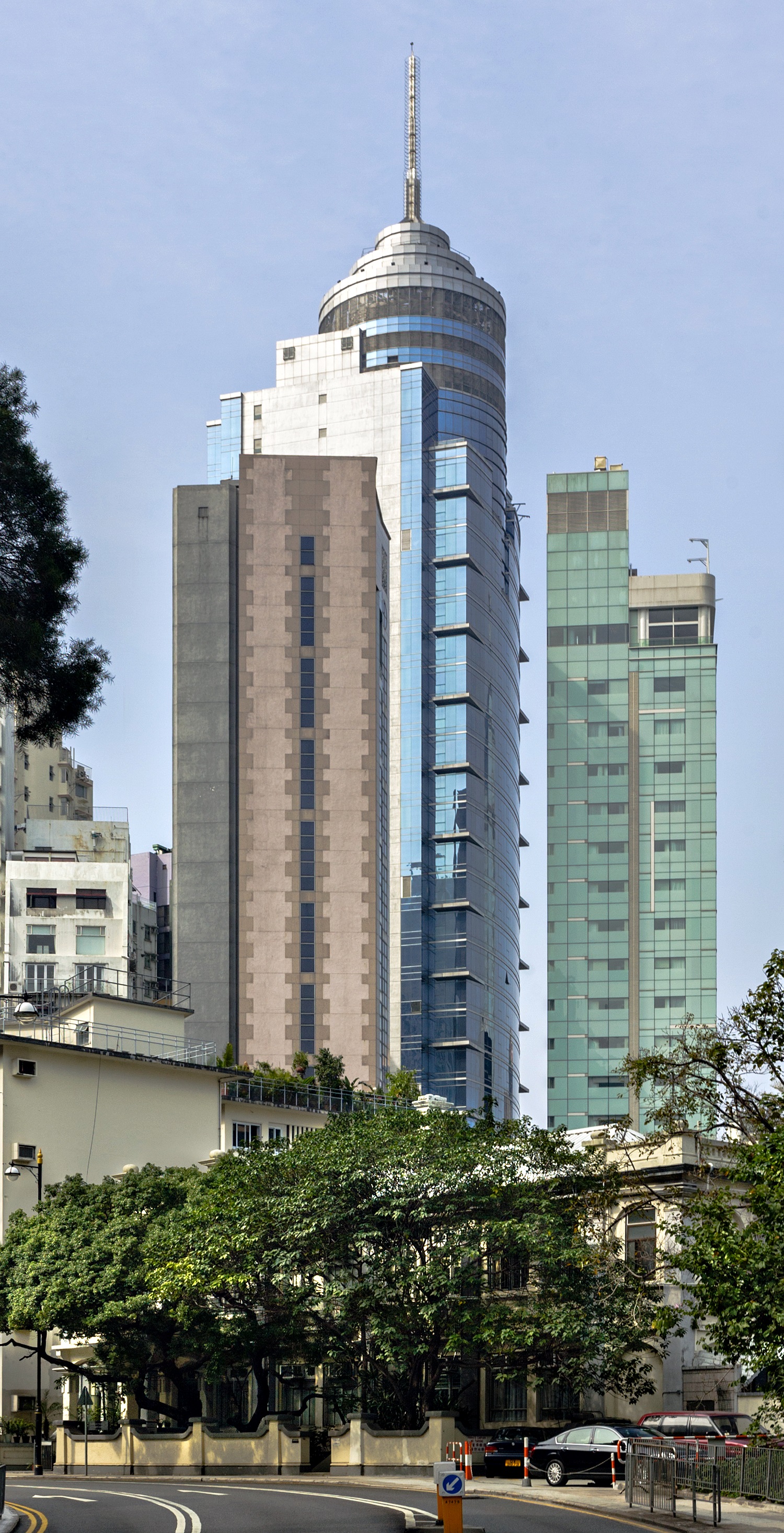 The Centrium, Hong Kong - View from Upper Albert Road. © Mathias Beinling